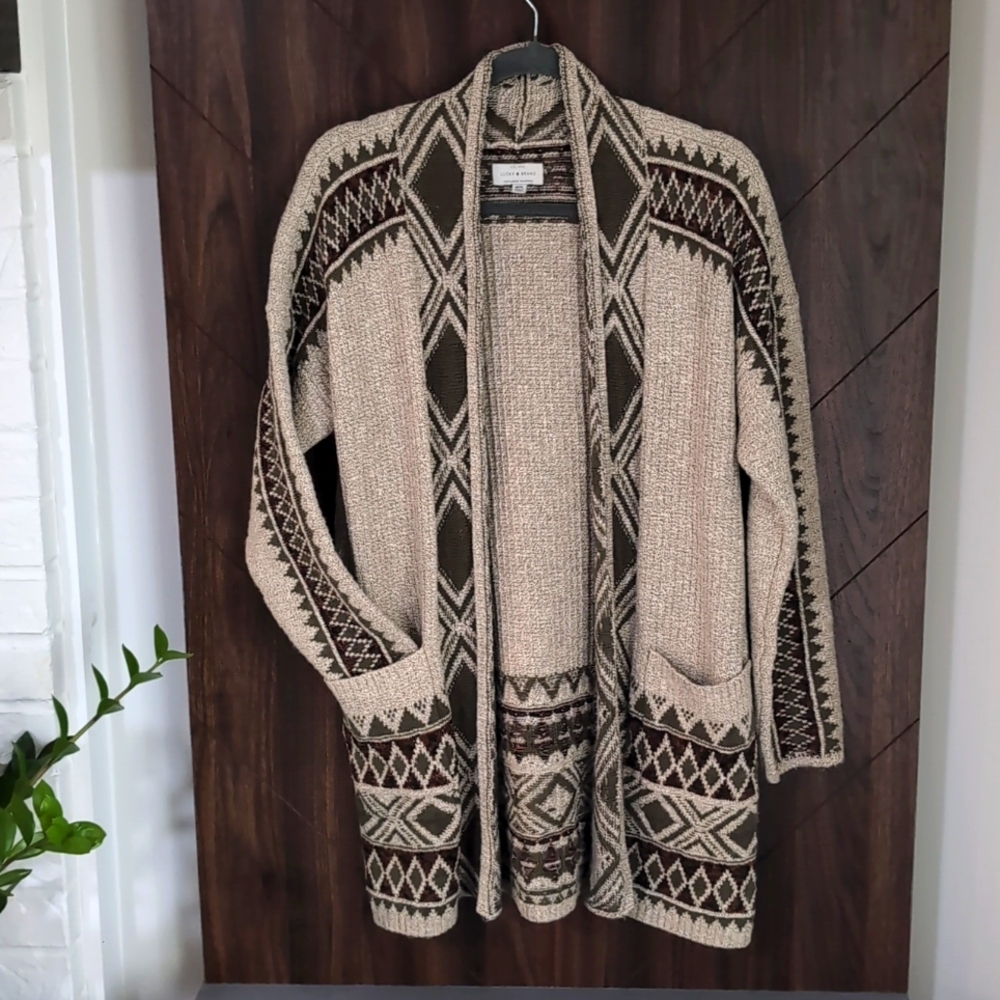 Lucky Brand Open Front Sweater